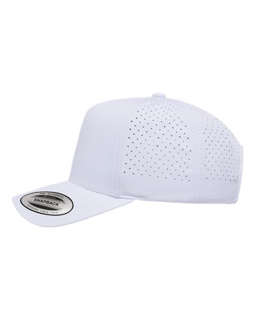 YP Classics Five-Panel Snapback with Perforated Cap 5389AP - HatFlow Company