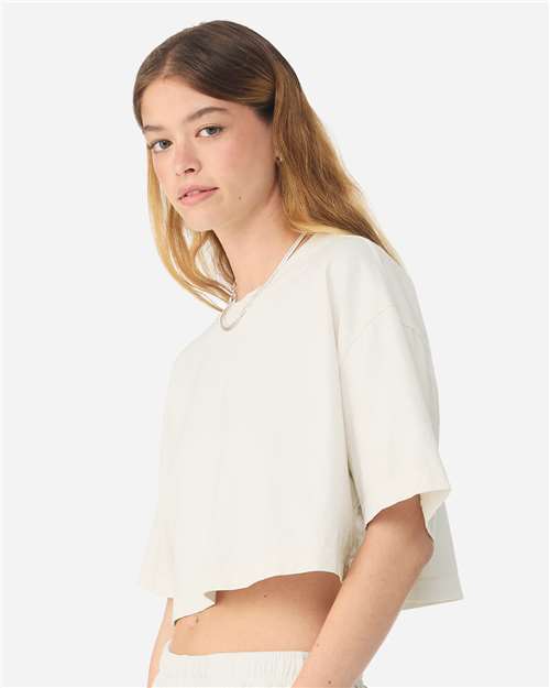 BELLA + CANVAS Women's Garment-Dyed Cropped Tee 6882GD - HatFlow Company