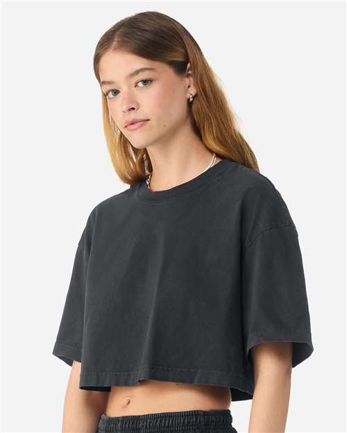 BELLA + CANVAS Women's Garment-Dyed Cropped Tee 6882GD - HatFlow Company