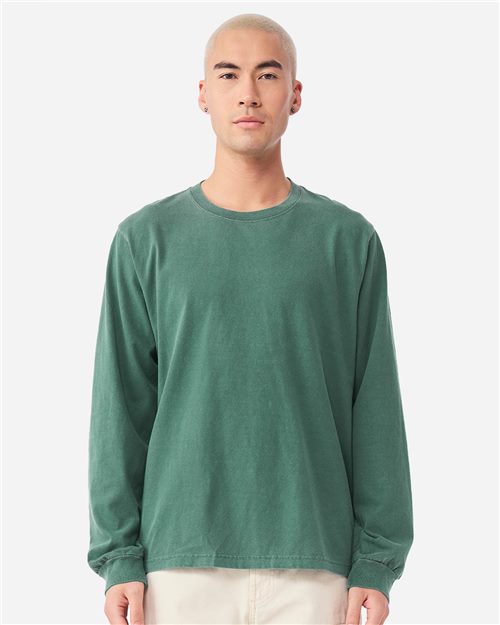 BELLA + CANVAS Unisex Heavyweight Garment-Dyed Long Sleeve Tee 4851GD