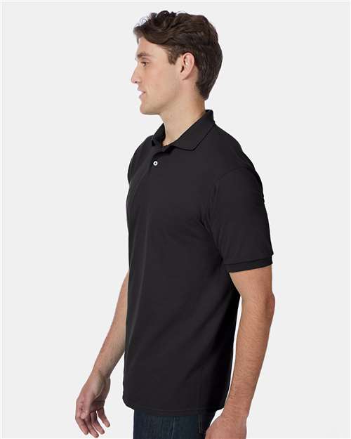 Hanes Men's EcoSmart® Jersey Polo 054X - HatFlow Company