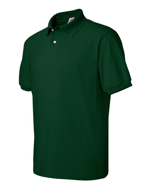 Hanes Men's EcoSmart® Jersey Polo 054X - HatFlow Company