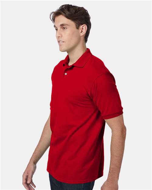 Hanes Men's EcoSmart® Jersey Polo 054X - HatFlow Company