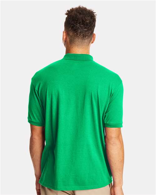 Hanes Men's EcoSmart® Jersey Polo 054X - HatFlow Company