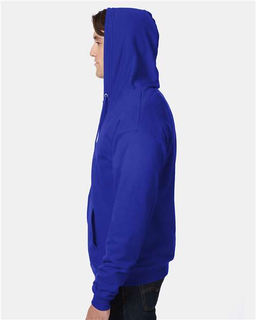 Hanes Unisex EcoSmart® Full-Zip Hooded Sweatshirt P180 - HatFlow Company