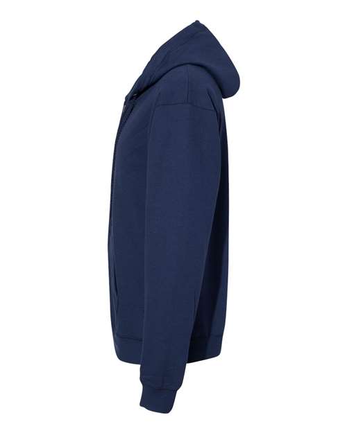 Hanes Unisex EcoSmart® Full-Zip Hooded Sweatshirt P180 - HatFlow Company