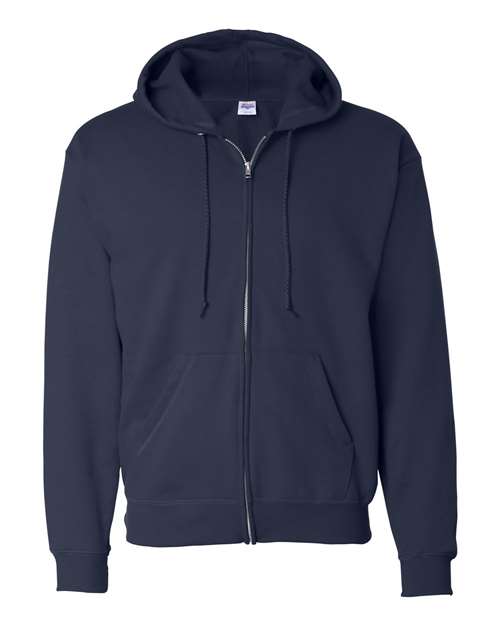 Hanes Unisex EcoSmart® Full-Zip Hooded Sweatshirt P180 - HatFlow Company