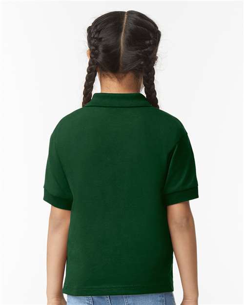 Gildan Youth DryBlend® Jersey Polo 8800B - HatFlow Company