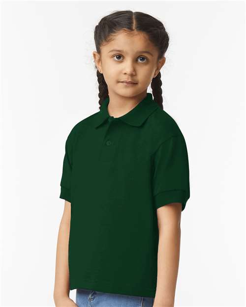 Gildan Youth DryBlend® Jersey Polo 8800B - HatFlow Company