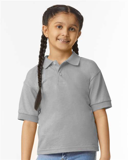 Gildan Youth DryBlend® Jersey Polo 8800B - HatFlow Company