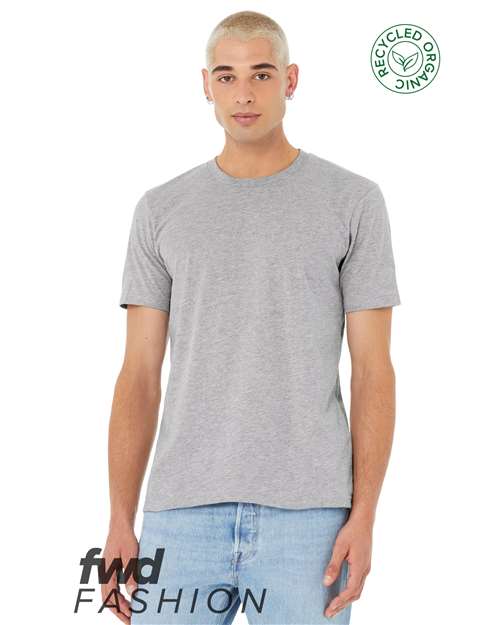 BELLA + CANVAS Unisex FWD Fashion Jersey Recycled Organic Tee 3001RCY - HatFlow Company