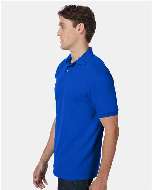 Hanes Men's EcoSmart® Jersey Polo 054X - HatFlow Company
