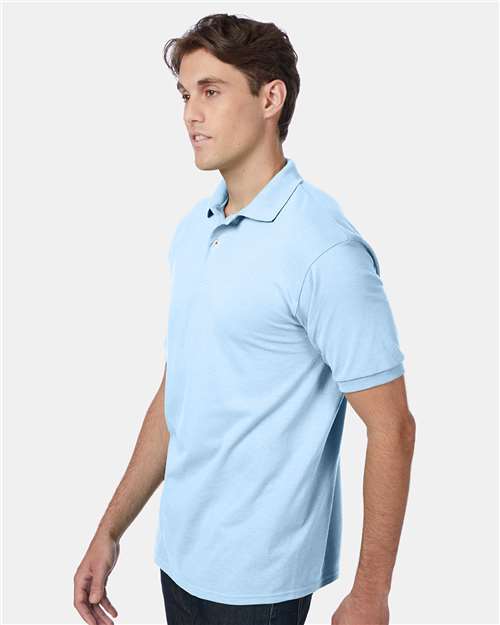 Hanes Men's EcoSmart® Jersey Polo 054X - HatFlow Company