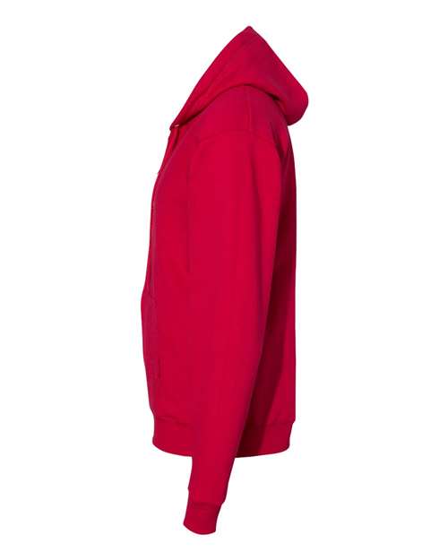 Hanes Unisex EcoSmart® Full-Zip Hooded Sweatshirt P180 - HatFlow Company