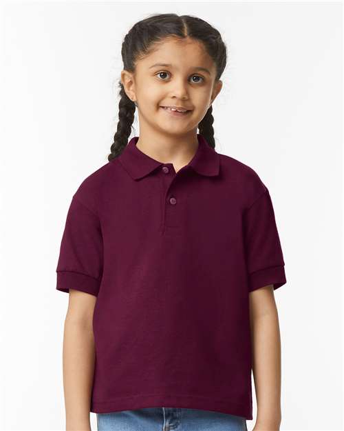 Gildan Youth DryBlend® Jersey Polo 8800B - HatFlow Company