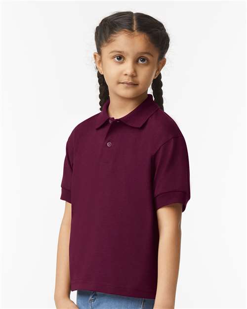 Gildan Youth DryBlend® Jersey Polo 8800B - HatFlow Company