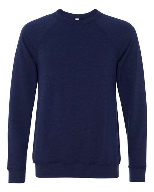 BELLA + CANVAS Unisex Sponge Fleece Raglan Crewneck Sweatshirt 3901