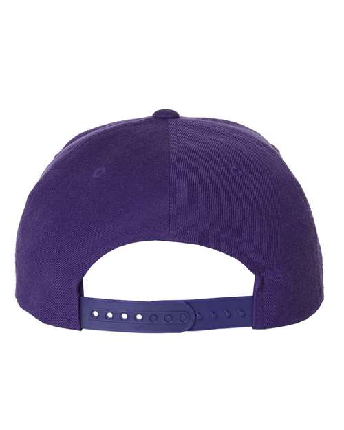 YP Classics Premium Flat Bill Snapback Cap 6089M - HatFlow Company