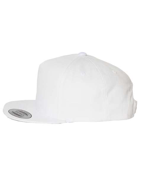 YP Classics Five-Panel Cotton Twill Snapback Cap 6007 - HatFlow Company
