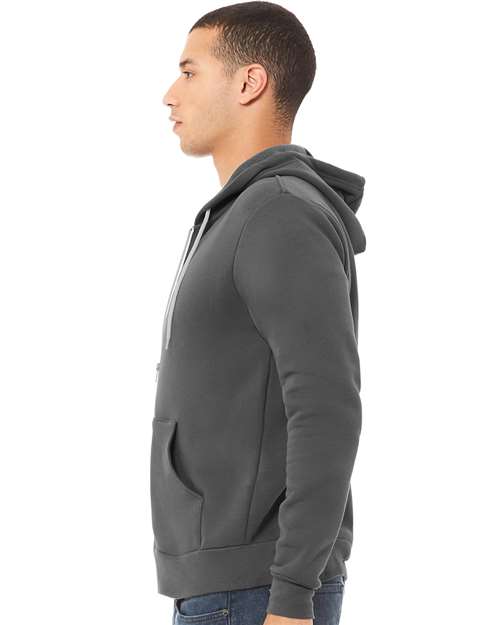 BELLA + CANVAS Unisex Sponge Fleece Full-Zip Hoodie Sweatshirt 3739 - HatFlow Company