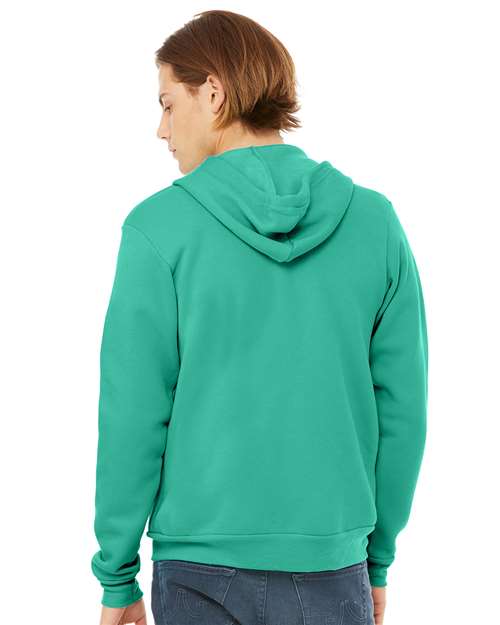 BELLA + CANVAS Unisex Sponge Fleece Full-Zip Hoodie Sweatshirt 3739 - HatFlow Company
