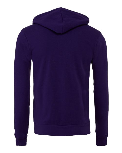 BELLA + CANVAS Unisex Sponge Fleece Full-Zip Hoodie Sweatshirt 3739 - HatFlow Company