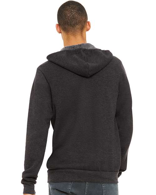 BELLA + CANVAS Unisex Sponge Fleece Full-Zip Hoodie Sweatshirt 3739 - HatFlow Company