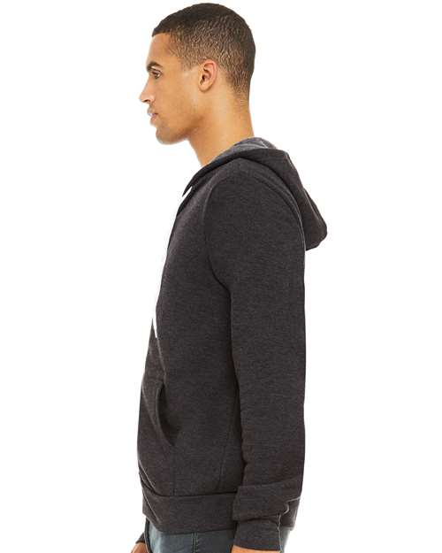 BELLA + CANVAS Unisex Sponge Fleece Full-Zip Hoodie Sweatshirt 3739 - HatFlow Company
