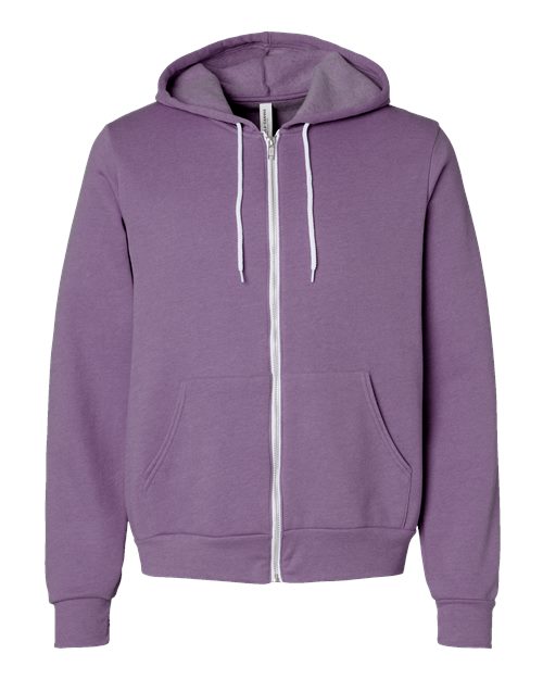 BELLA + CANVAS Unisex Sponge Fleece Full-Zip Hoodie Sweatshirt 3739 - HatFlow Company