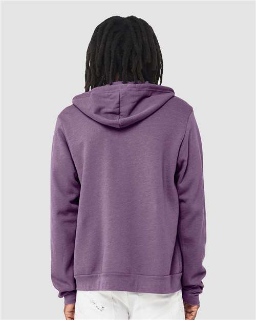 BELLA + CANVAS Unisex Sponge Fleece Full-Zip Hoodie Sweatshirt 3739 - HatFlow Company