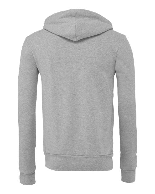 BELLA + CANVAS Unisex Sponge Fleece Full-Zip Hoodie Sweatshirt 3739 - HatFlow Company
