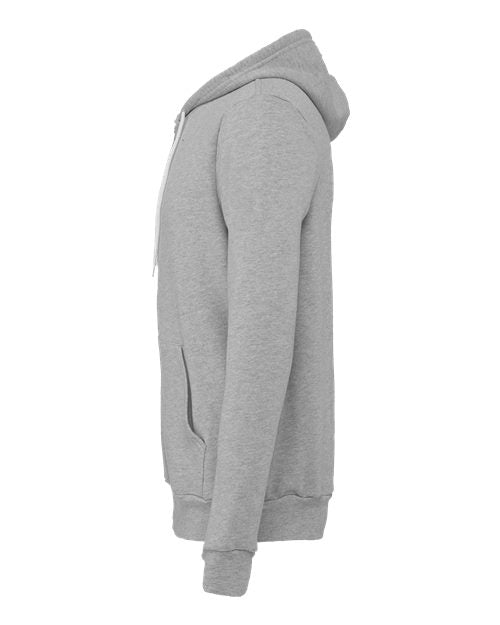 BELLA + CANVAS Unisex Sponge Fleece Full-Zip Hoodie Sweatshirt 3739 - HatFlow Company
