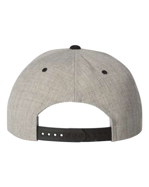 YP Classics Premium Flat Bill Snapback Cap 6089M - HatFlow Company