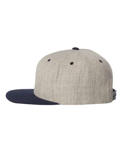 YP Classics Premium Flat Bill Snapback Cap 6089M - HatFlow Company