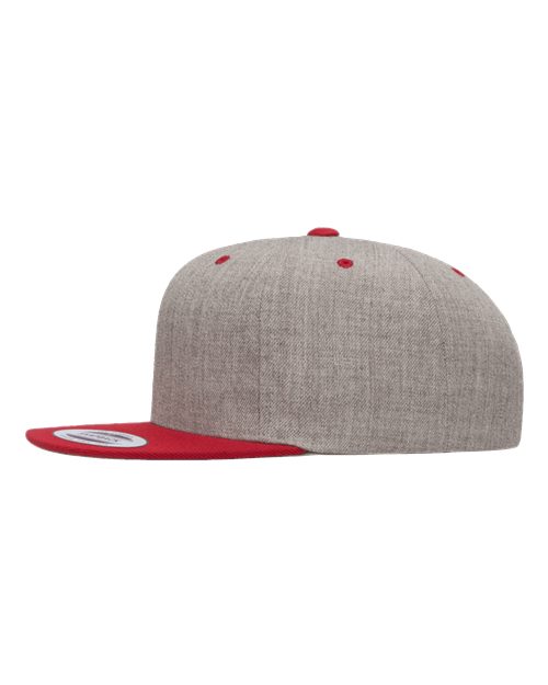 YP Classics Premium Flat Bill Snapback Cap 6089M - HatFlow Company