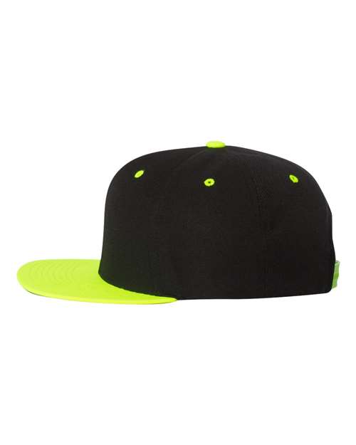 YP Classics Premium Flat Bill Snapback Cap 6089M - HatFlow Company