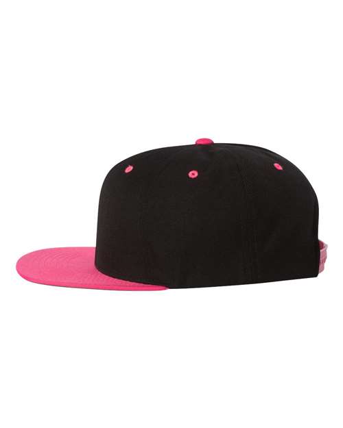 YP Classics Premium Flat Bill Snapback Cap 6089M - HatFlow Company