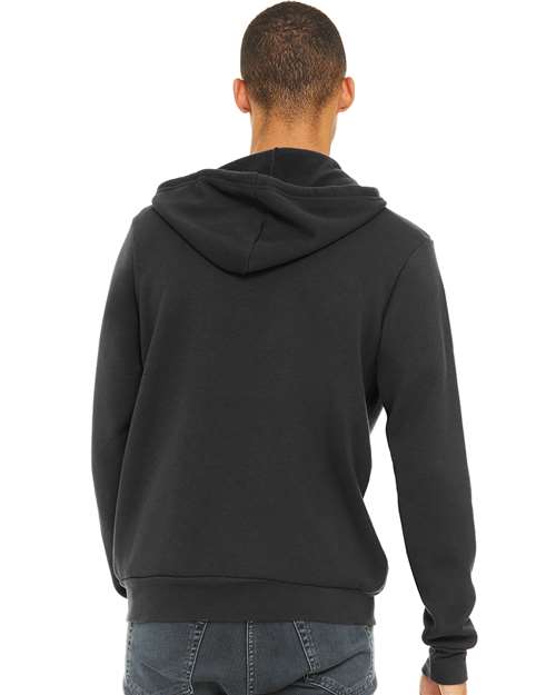 BELLA + CANVAS Unisex Sponge Fleece Full-Zip Hoodie Sweatshirt 3739 - HatFlow Company