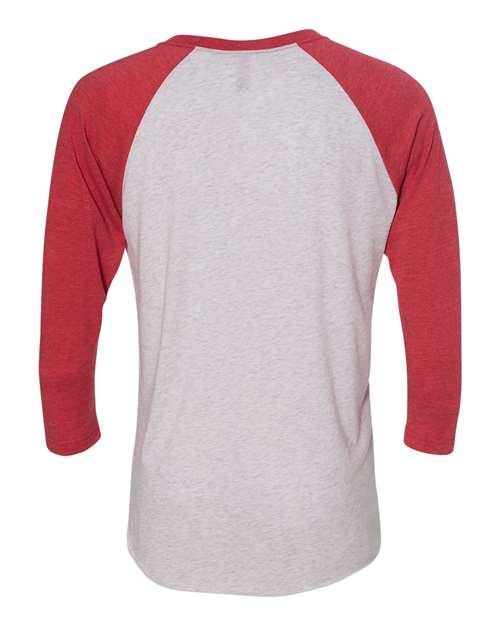 Next Level Unisex Triblend Three-Quarter Raglan T-Shirt 6051 - HatFlow Company