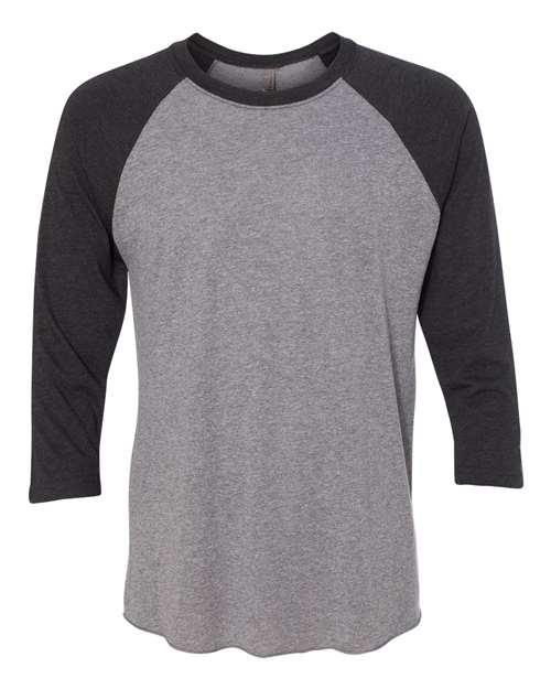 Next Level Unisex Triblend Three-Quarter Raglan T-Shirt 6051 - HatFlow Company