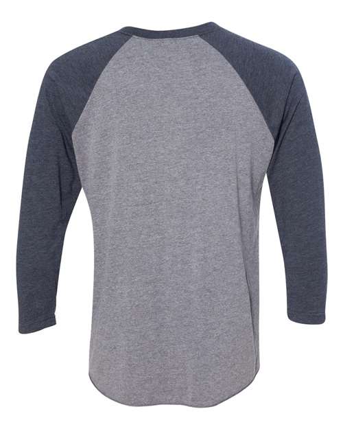 Next Level Unisex Triblend Three-Quarter Raglan T-Shirt 6051 - HatFlow Company