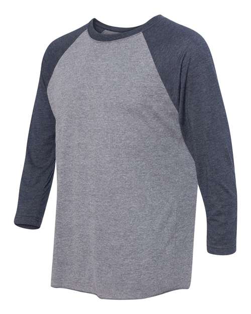 Next Level Unisex Triblend Three-Quarter Raglan T-Shirt 6051 - HatFlow Company