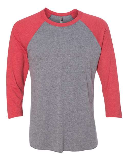 Next Level Unisex Triblend Three-Quarter Raglan T-Shirt 6051 - HatFlow Company