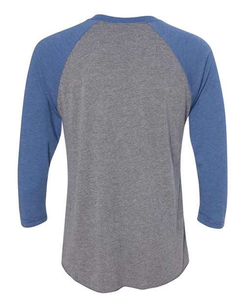 Next Level Unisex Triblend Three-Quarter Raglan T-Shirt 6051 - HatFlow Company