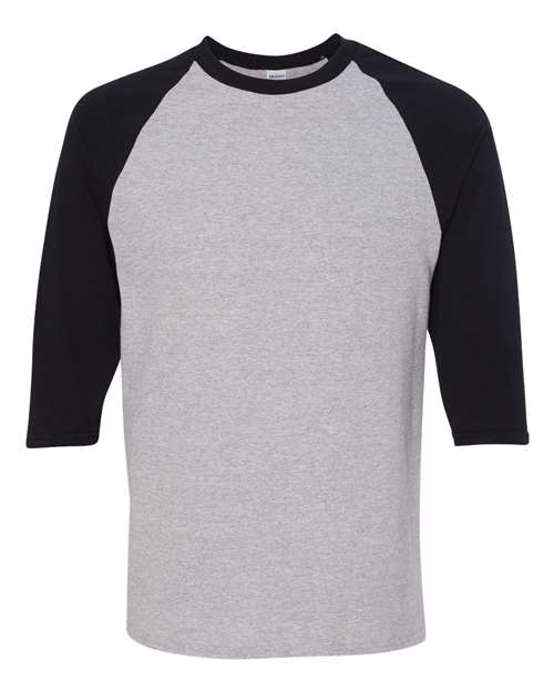 Gildan Unisex Heavy Cotton™ Raglan Three-Quarter Sleeve T-Shirt 5700 - HatFlow Company