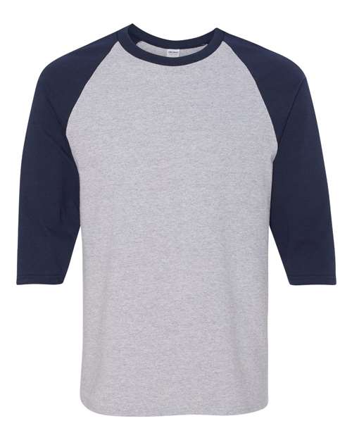 Gildan Unisex Heavy Cotton™ Raglan Three-Quarter Sleeve T-Shirt 5700 - HatFlow Company
