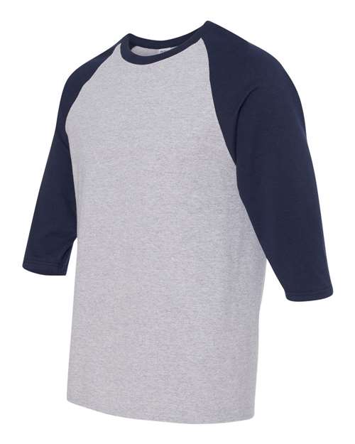 Gildan Unisex Heavy Cotton™ Raglan Three-Quarter Sleeve T-Shirt 5700 - HatFlow Company