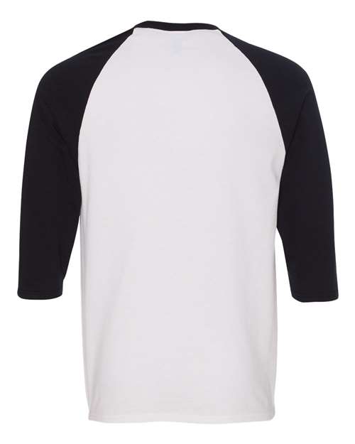 Gildan Unisex Heavy Cotton™ Raglan Three-Quarter Sleeve T-Shirt 5700 - HatFlow Company