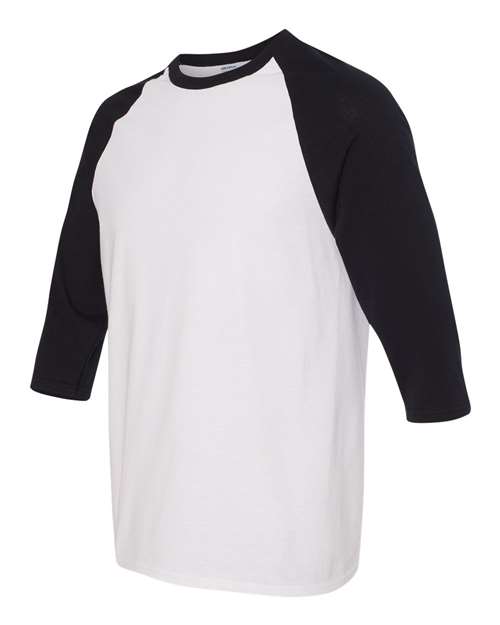 Gildan Unisex Heavy Cotton™ Raglan Three-Quarter Sleeve T-Shirt 5700 - HatFlow Company