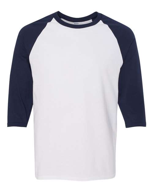 Gildan Unisex Heavy Cotton™ Raglan Three-Quarter Sleeve T-Shirt 5700 - HatFlow Company